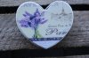 Hjertebox Lavendel og Paris