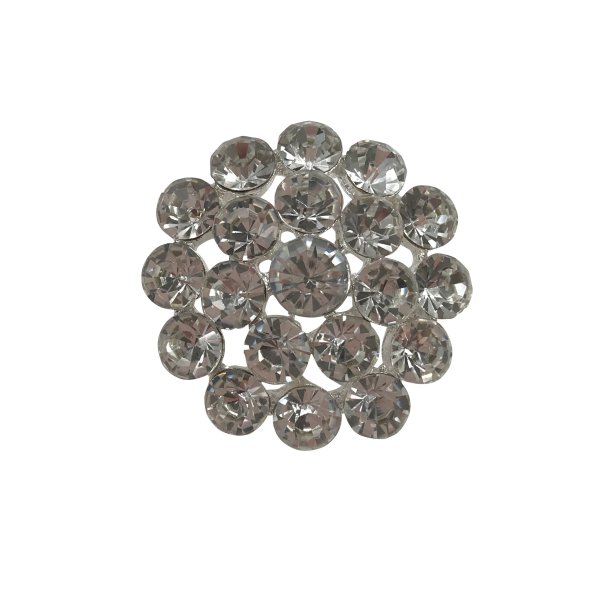 Diamant lyssmykke str. D4 cm
