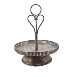 Opsats til dekorationer - antik s�lv