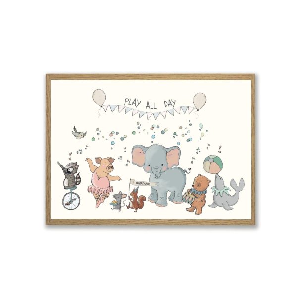 Plakat - Play all day str. A3