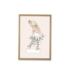 Plakat - Lille ballet pige A4 og A3