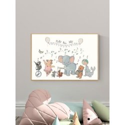 Plakat - Play all day str. A3