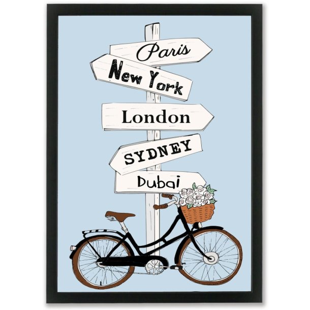 Bl baggrund "Paris, London, Sydney, Dubai, New York".