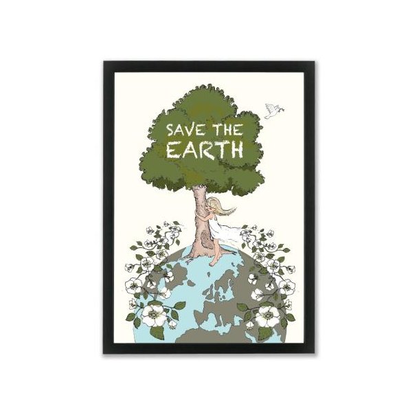 Plakat A3 - "Save the earth"