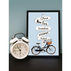 Bl baggrund "Paris, London, Sydney, Dubai, New York".