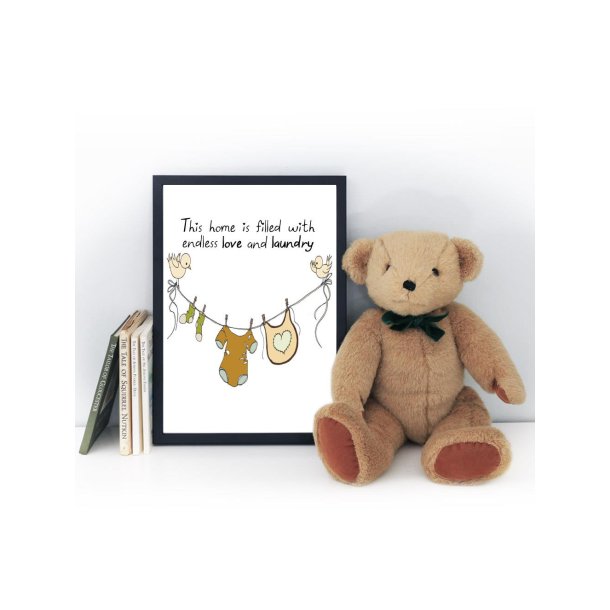 This home is filled with endless love and laundry