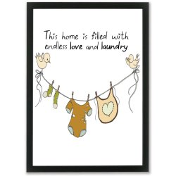 This home is filled with endless love and laundry