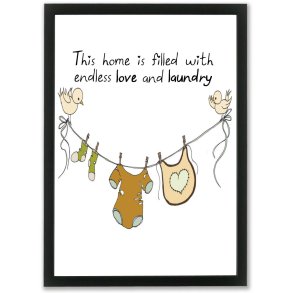 This home is filled with endless love and laundry