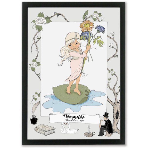 H. C. Andersen Plakat "Tommelise"
