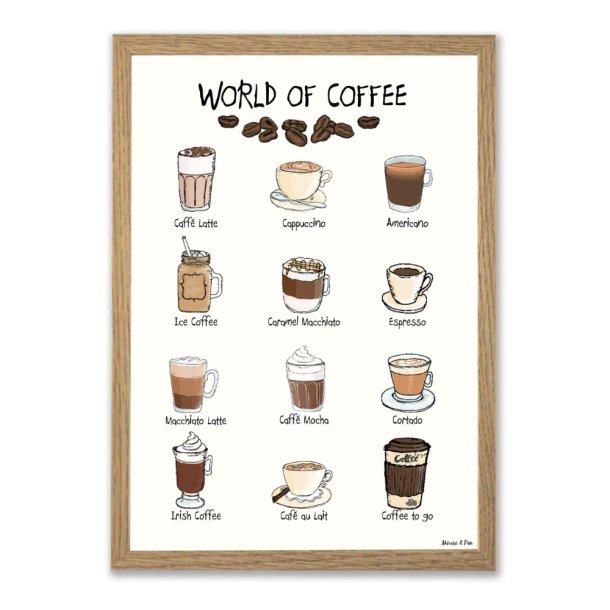 A4 og A3 "World of coffe".