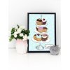  Plakat A4 - Cupcakes