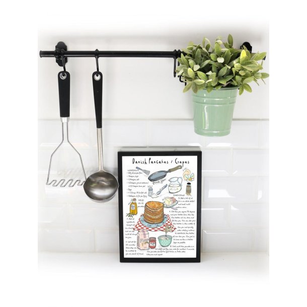 Plakat A3 - Danish pancakes/crepes