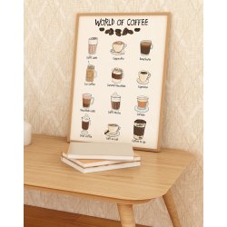 A4 og A3 "World of coffe".