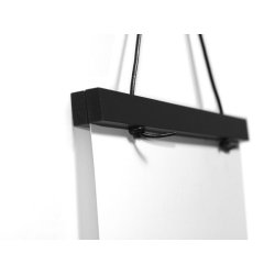 Plakatlister mat sort - Poster Hanger  - plakat ophng 31 cm