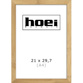 Ramme A4 i massiv bambus.