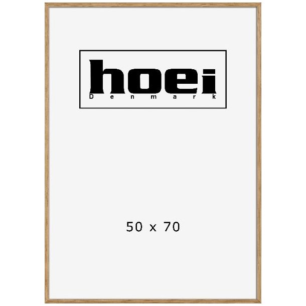 Ramme i Massiv Eg til plakat 50x70 cm