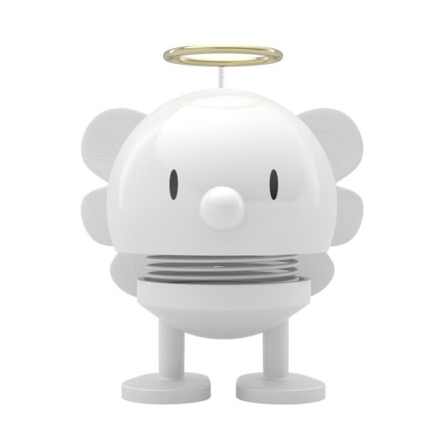 Hoptimist engel Bumble small hvid 