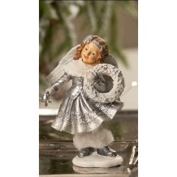 Engle  med klokke og juletr