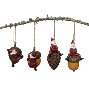 Nisser hnger p kogler og agern - Harvesttime