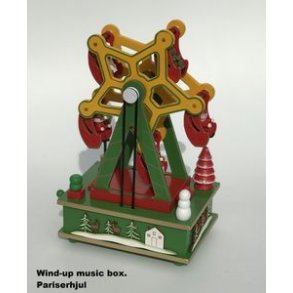 Spilledse med Pariserhjul i tr med optrk.