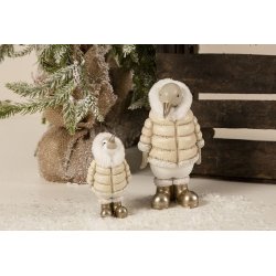 Pingviner i vintertj i 2 strrelser