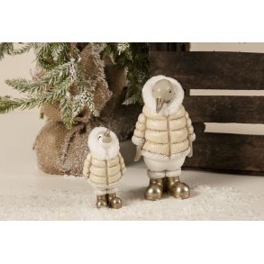 Pingviner i vintertj i 2 strrelser