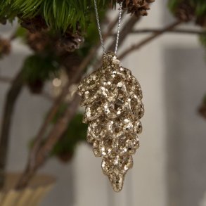 Guldkogle til ophng str. H6,5 cm- online julepynt