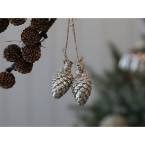 Grankogle til oph�ng med glimmer