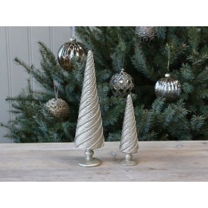 Juletr - guld i 2 strrelser