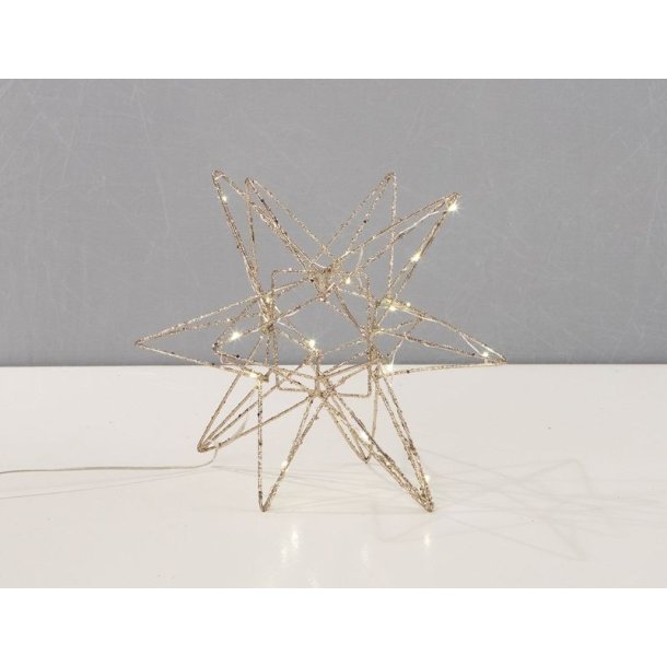 Jule stjerne - LED lys