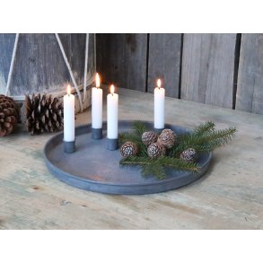 Adventsbakke med magnet lysholdere