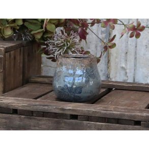 Chic Antique vase m/rose