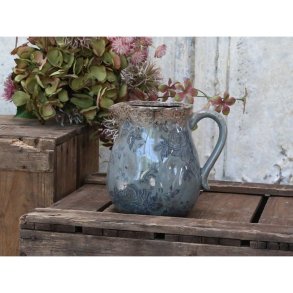 Kande m/rose i keramik 