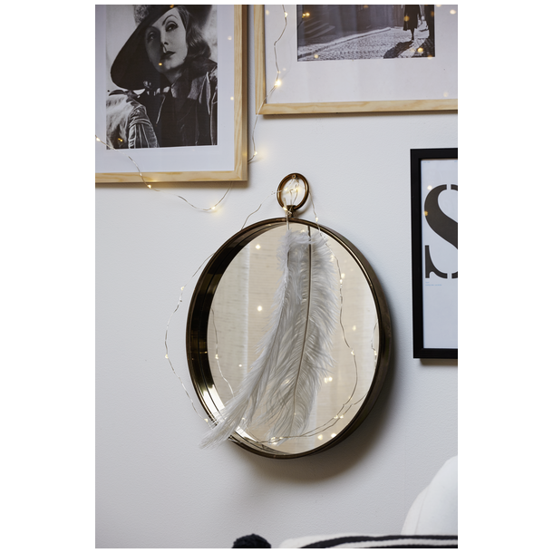 String slv lyskde 12 LED lys og batteri