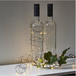 Drew drops sort lyskde 40 LED lys