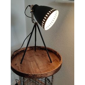 Trebenet Leitmotiv sort bordlampe slv/metal holder