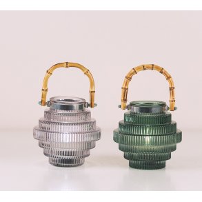 La Vida Lanterne med hndtag og LED lys med 6 timers tmer