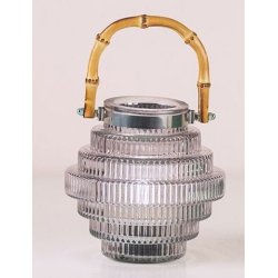 La Vida Lanterne med hndtag og LED lys med 6 timers tmer