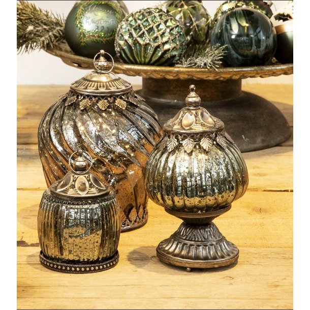 La Vida LED lanterne, antik look i 3 strrelser