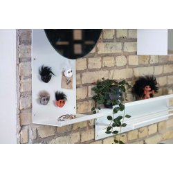 Lykketrold magnet hvid