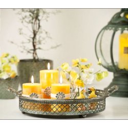 rteblomst gul i vase m/vand