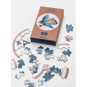 Girl & Bird - mini puzzle 42 brikker