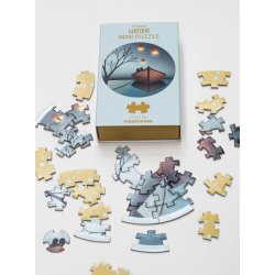 Lanterns - mini puzzle 31 brikker - 11 x11 cm