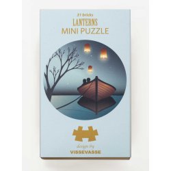 Lanterns - mini puzzle 31 brikker - 11 x11 cm