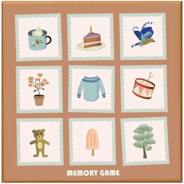 Vendespil til brn -memory game