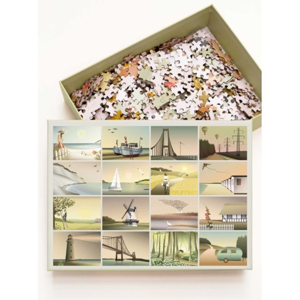 MOMENTS - puslespil med 1000 brikker