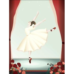 Ballerina - plakat 30 x 40 cm