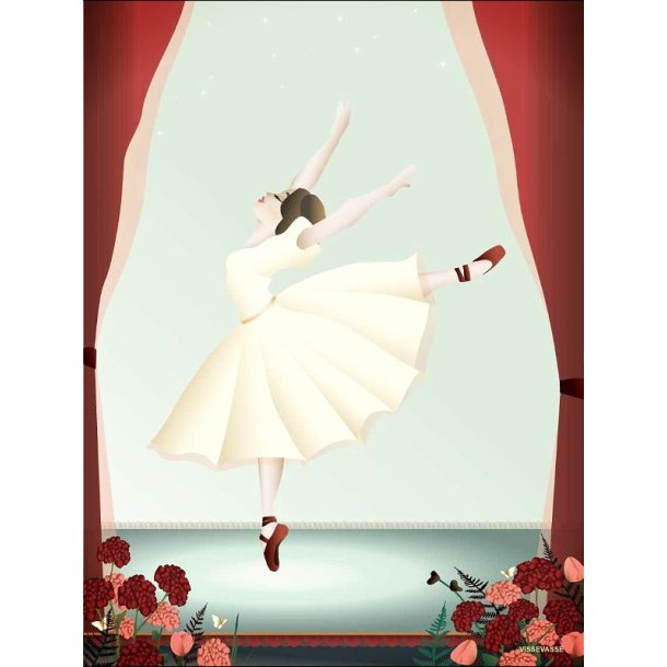 Ballerina - plakat 30 x 40 cm