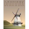 DANMARK Mllen plakat 30 x 40 cm