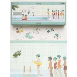 Puslespil 200 brikker - At the Pool